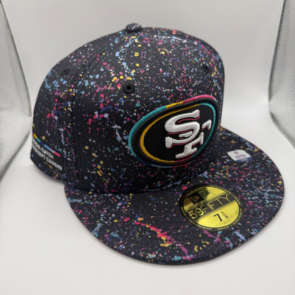 New Era 59FIFTY San Francisco 49ers Crucial Catch Splatter Hat 7 3/8 60767150